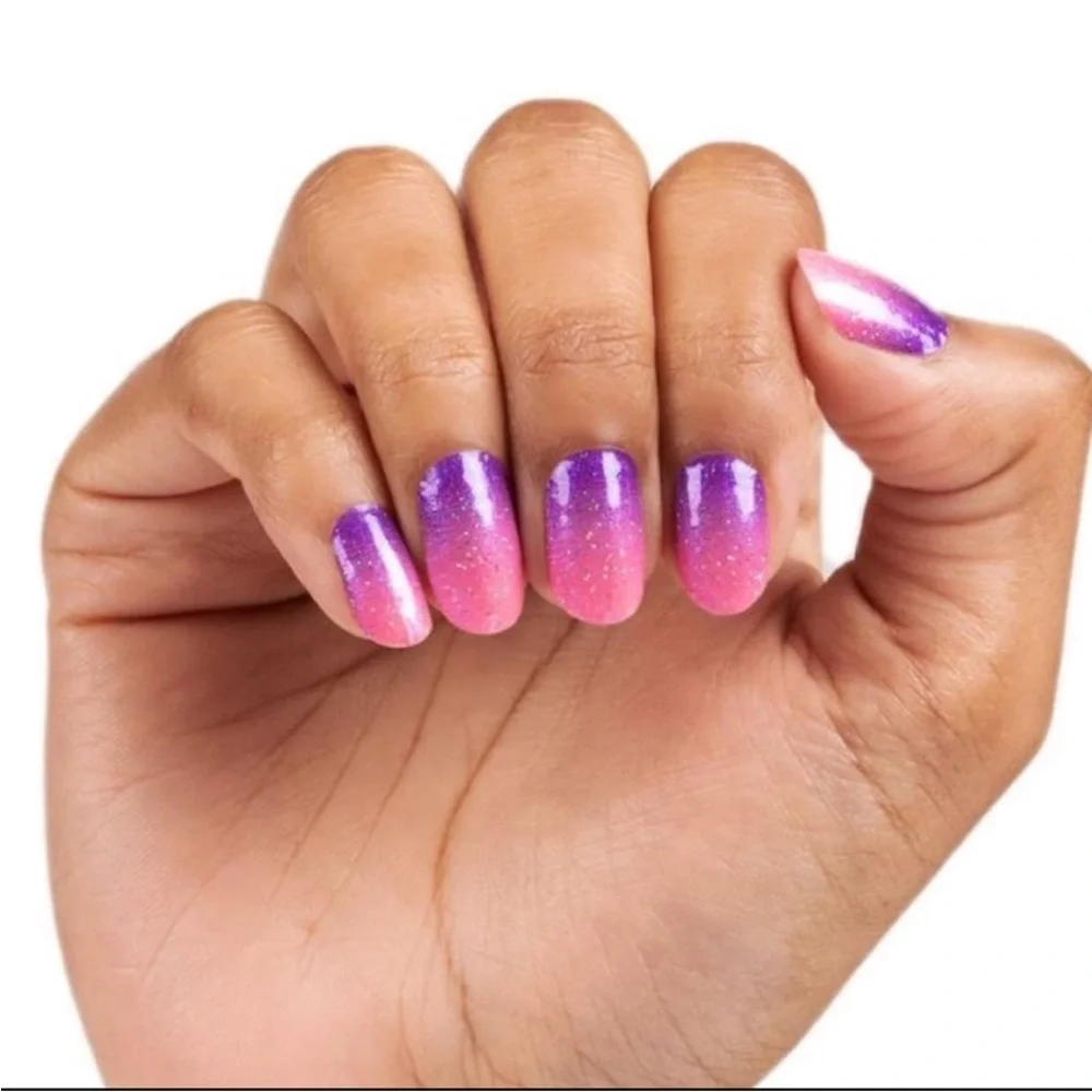*Retired* Color Street: Til the Glitter End | Pink Purple Gradient Glitter Party